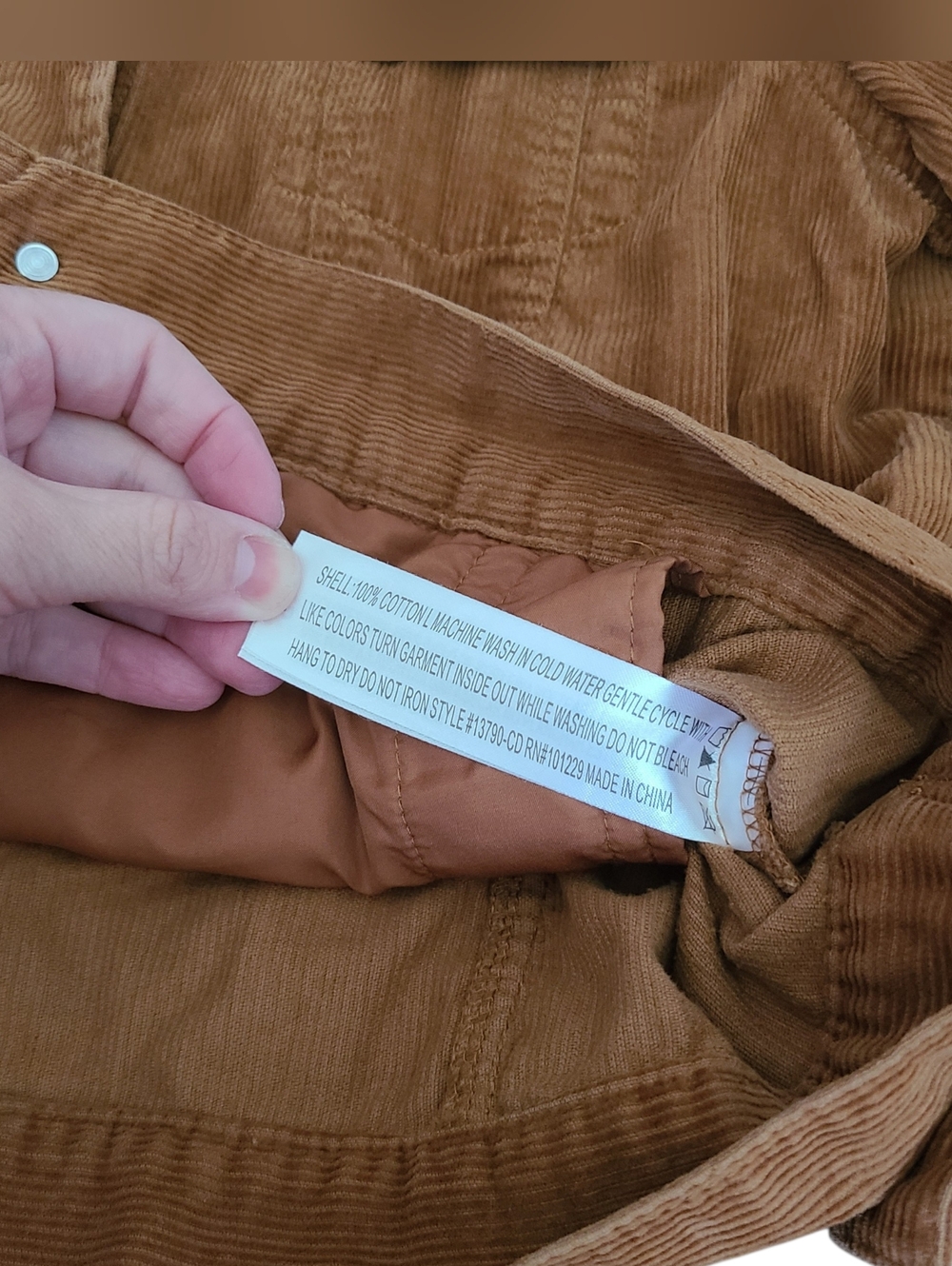 ASHLEYBY 26 INTERNATIONAL | CORDUROY JACKET | SIZE LARGE - Picture 4 of 12
